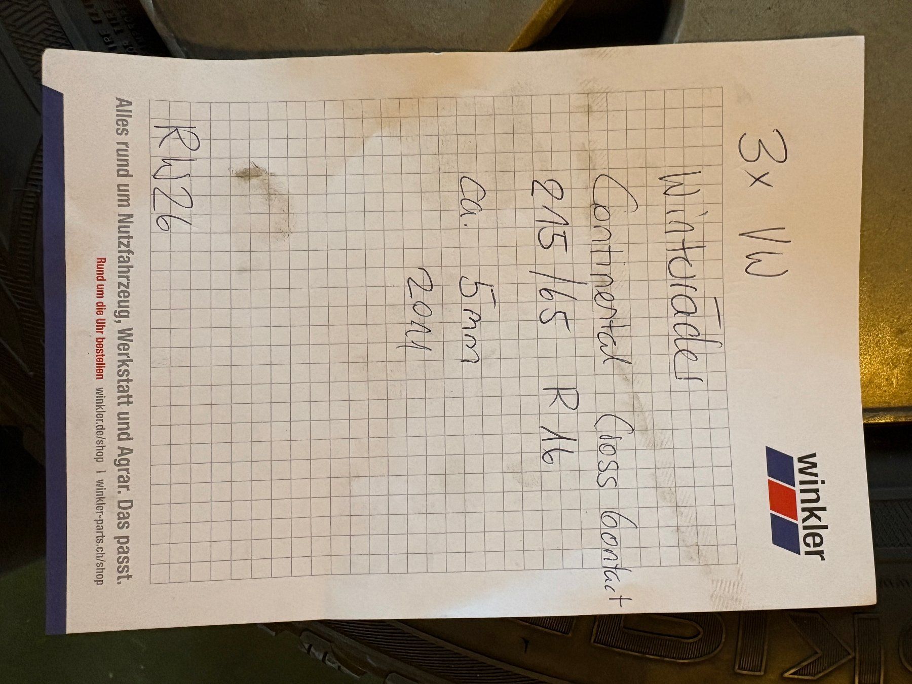 Pneus & Kompletträder: Winterräder 215/65 R16 – Gebraucht aus Kaltbrunn von Steoli74 4