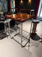 4 Hochtische im Industrial-Look – Gastro / Event / Bar