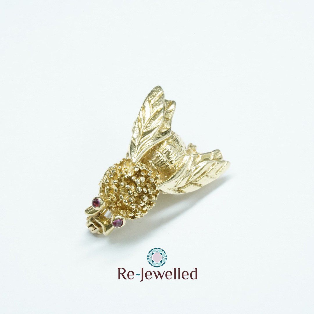 Spille & Fermagli: Bienenbrosche 14k Gelbgold – Usato da Bülach venduto da Re-Jewelled 5