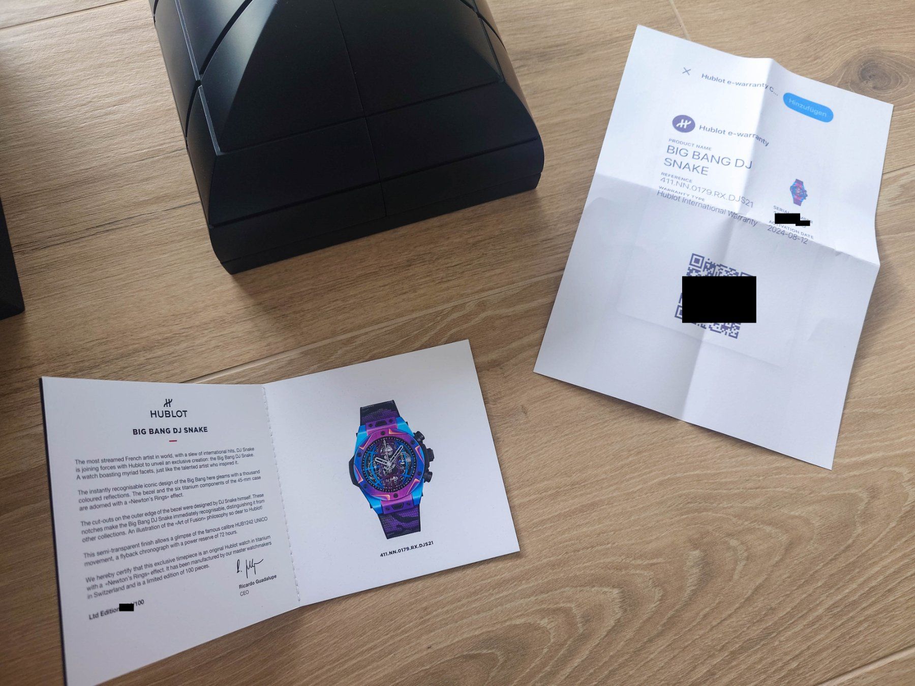 Hublot Orologi: Hublot Big Bang DJ Snake – Nuovo (secondo la descrizione) da Epalinges venduto da Edelweiss51 9