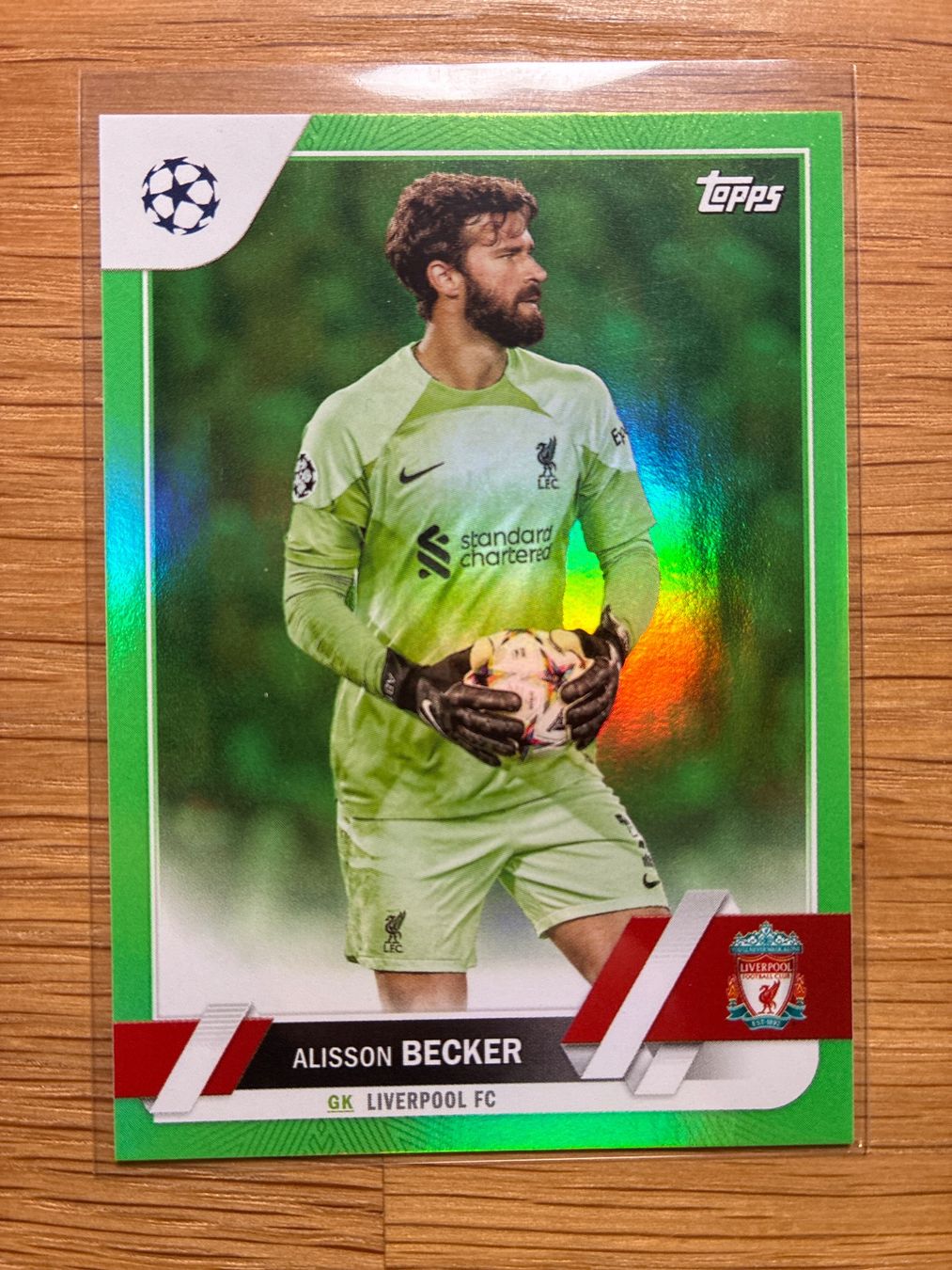 Topps Carte collezionabili: Topps Flagship Alisson Becker Liverpool /199 – Usato da Wangenried venduto da Garagara