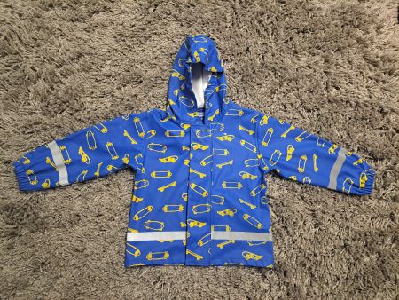 Ungefütterte Regenjacke, Grösse 98