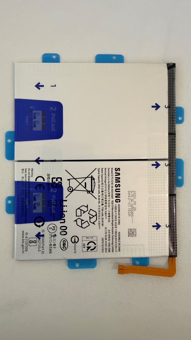 Batterie: Original Samsung Galaxy Tab S9 FE Batterie – Nuovo e nell'imballaggio originale da Birmensdorf ZH venduto da aleforyou1982