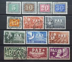PAX Serie Mi-N.447-495 gestempelt gutes Erhaltung Selten