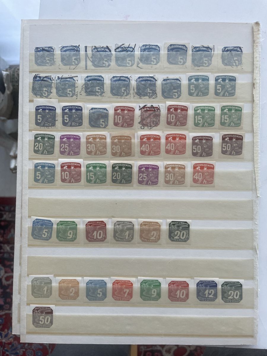 Tutti i francobolli: Briefmarken-Sammlung: Tschechien – Usato da Meierskappel venduto da Hala03 3