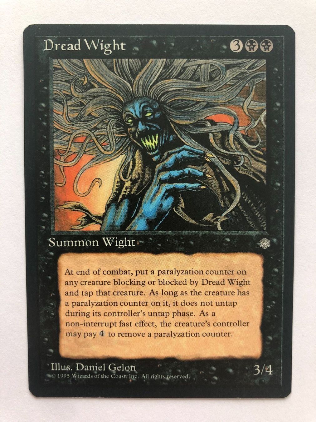 Cartoline: MTG - Dread Wight – Usato da Zürich venduto da T_H_O_M_A_S