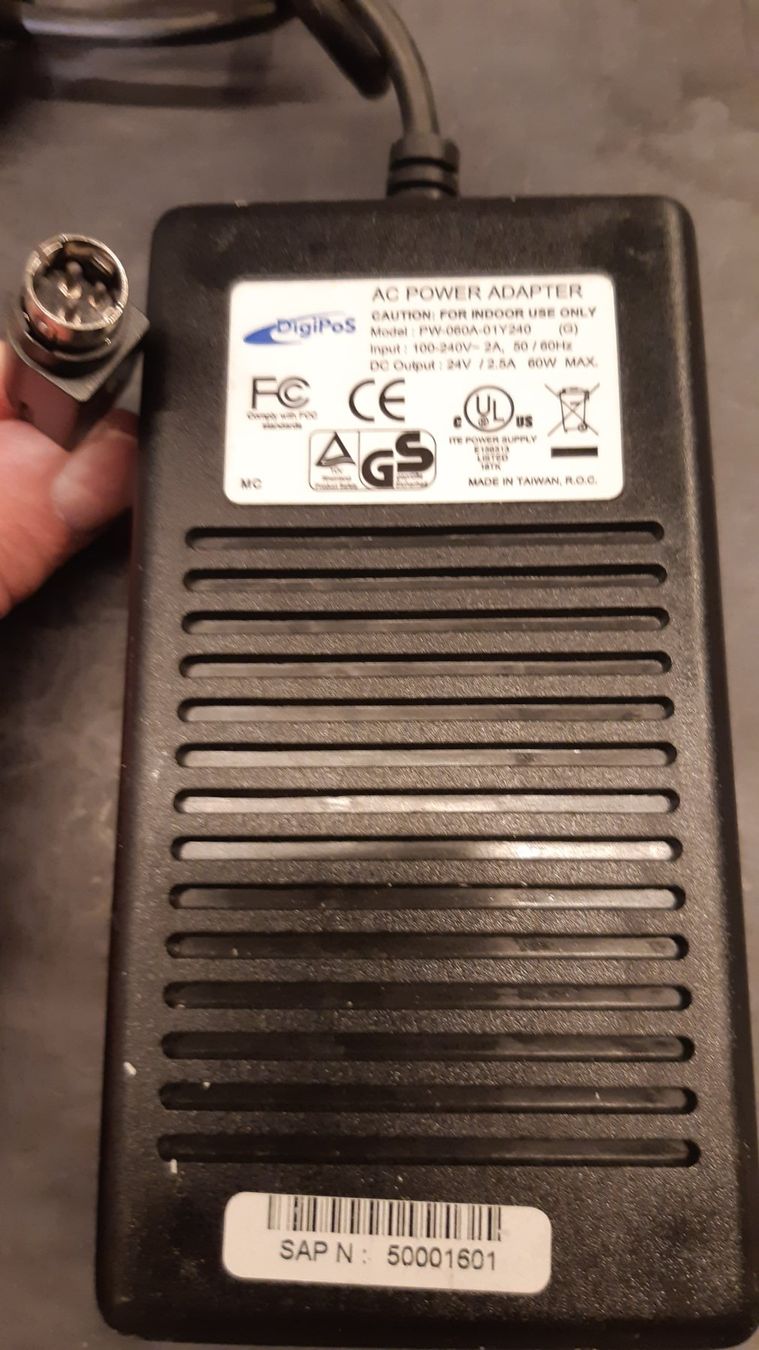 Unità & Adattatore: DigiPos PW-060A-01Y240 – Usato da Bofflens venduto da Ptitphilou