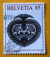 Nr.1250A Herz  GESTEMPELT Sondermarken 2007   