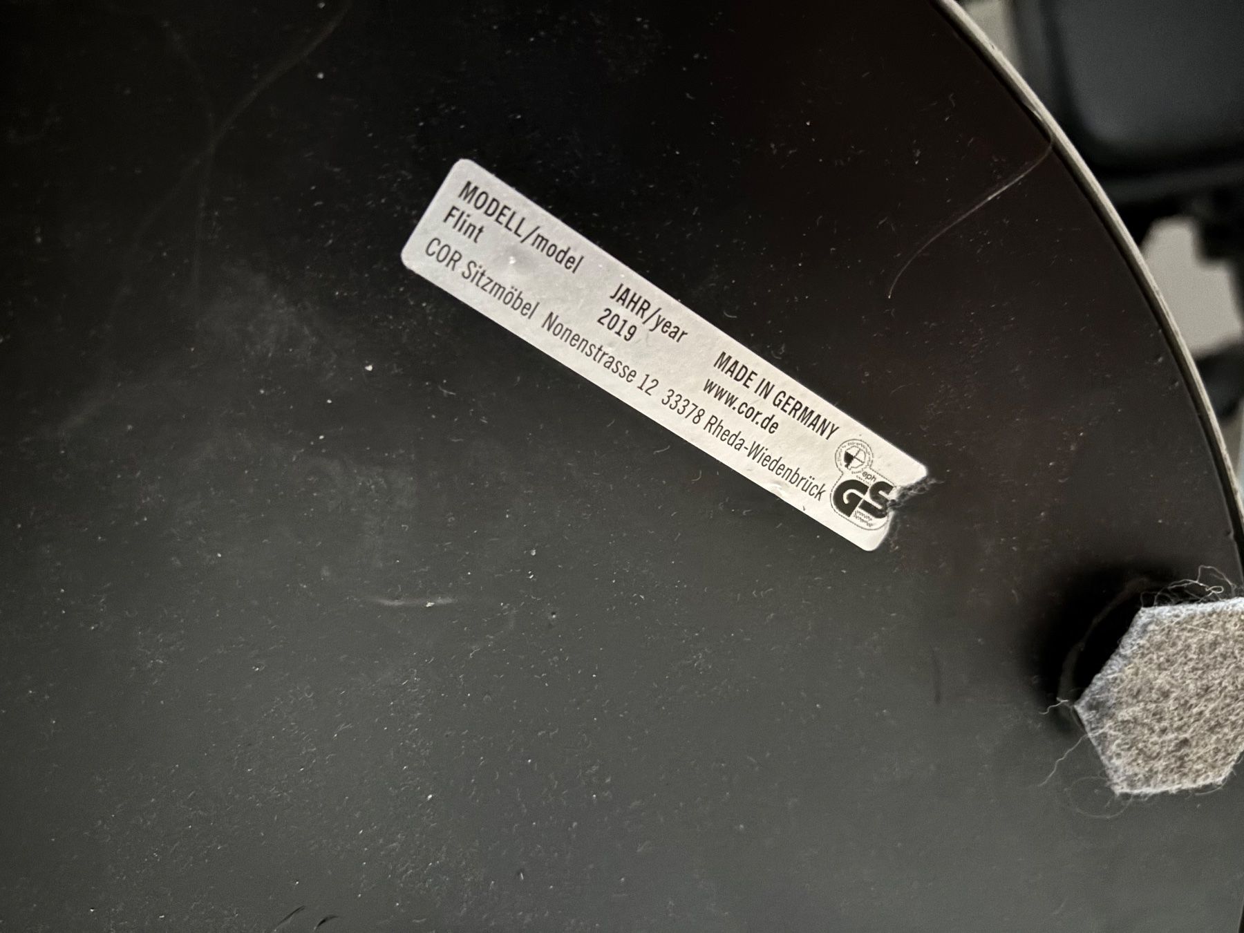 Sessel: Drehsessel: COR Flint drehbar – Gebraucht aus Nürensdorf von B787 1
