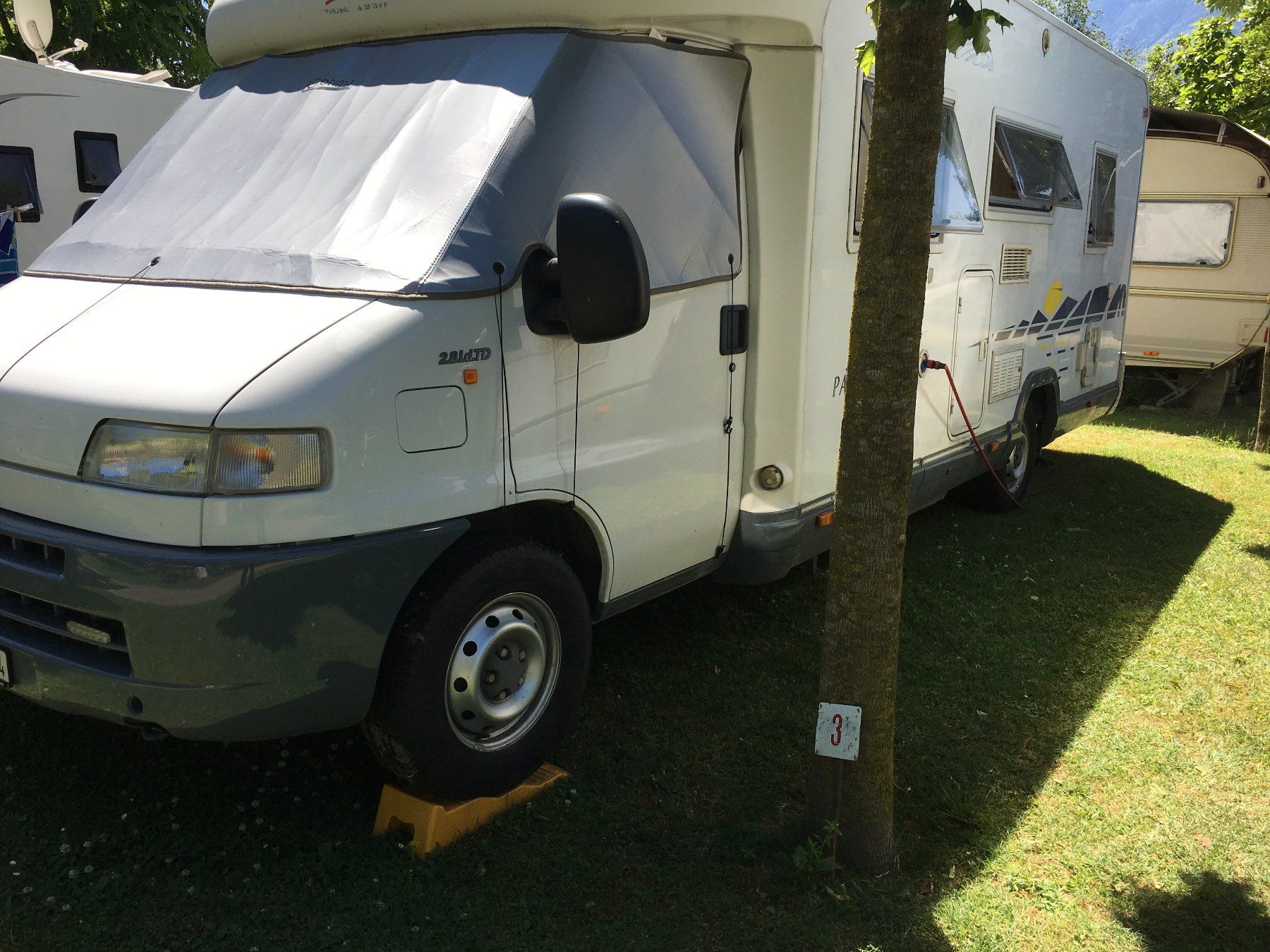 Fiat Véhicules de camping: wohnmobil Ducato 2.8L iTd – D'occasion à Schiers par Roeboe 2