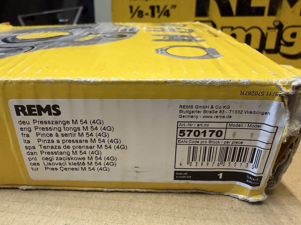 Rems Tutti gli attrezzi: REMS Presszange M42 und M54 – Usato da Necker venduto da liq24 3
