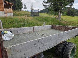 Brücke Aebi TP mit Holzaufbau, gebraucht, guter Zustand
