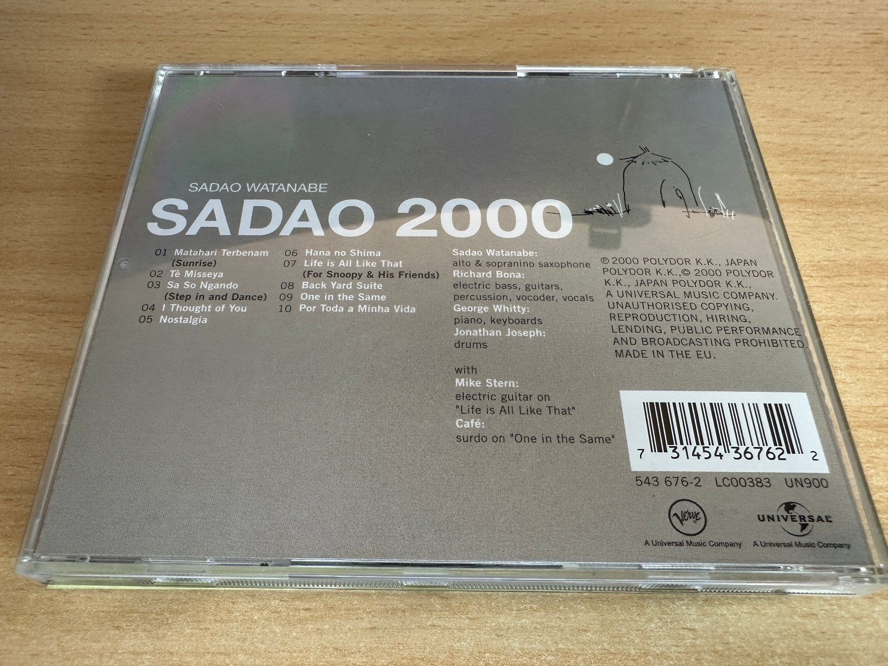 CDs: Sadao Watanabe – Sadao 2000 – D'occasion à Rikon im Tösstal par Alpenmutz 1