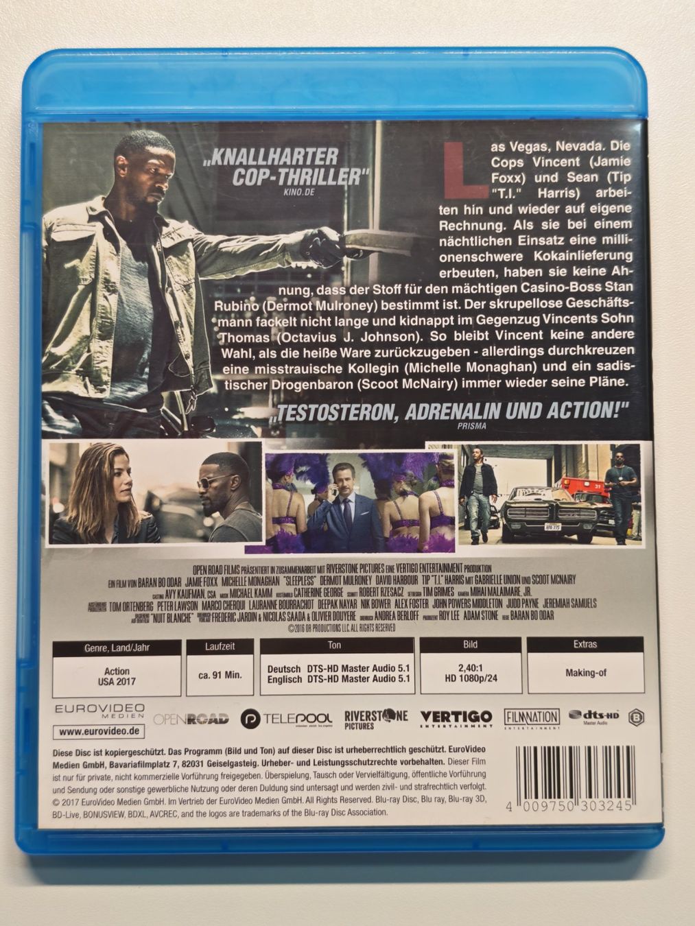 Alle DVDs: Sleepless - Eine tödliche Nacht – Gebraucht aus Liestal von Kratzilla 2