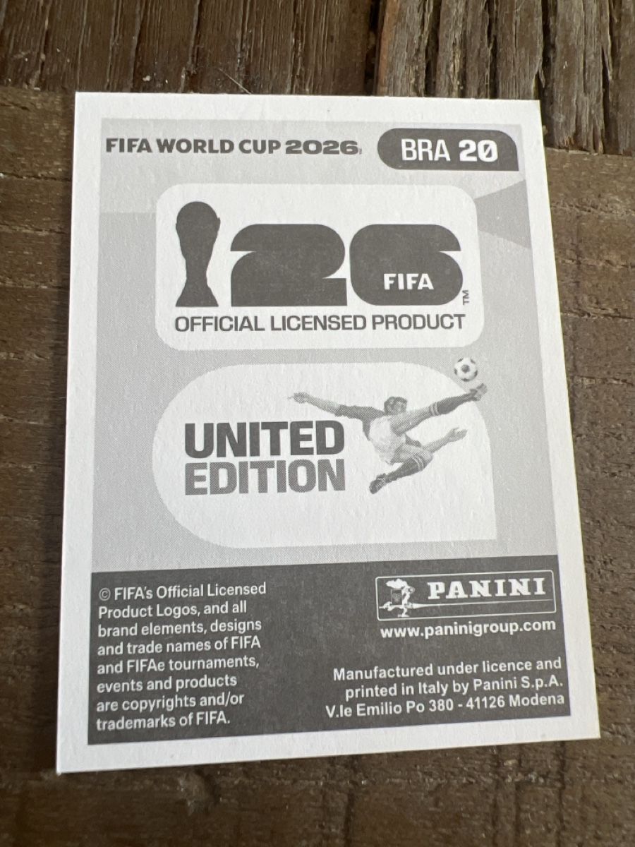 Panini Carte collezionabili: BRA 20 – Nuovo (secondo la descrizione) da Balsthal venduto da pas_6qqf