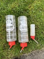 3er Set Classic Giant Trinkflaschen 1.1L für Nager,Top!