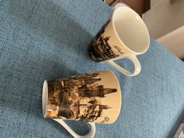 Tassen Set 2 Stueck Paolo Roncci Italia Stadt Motiv