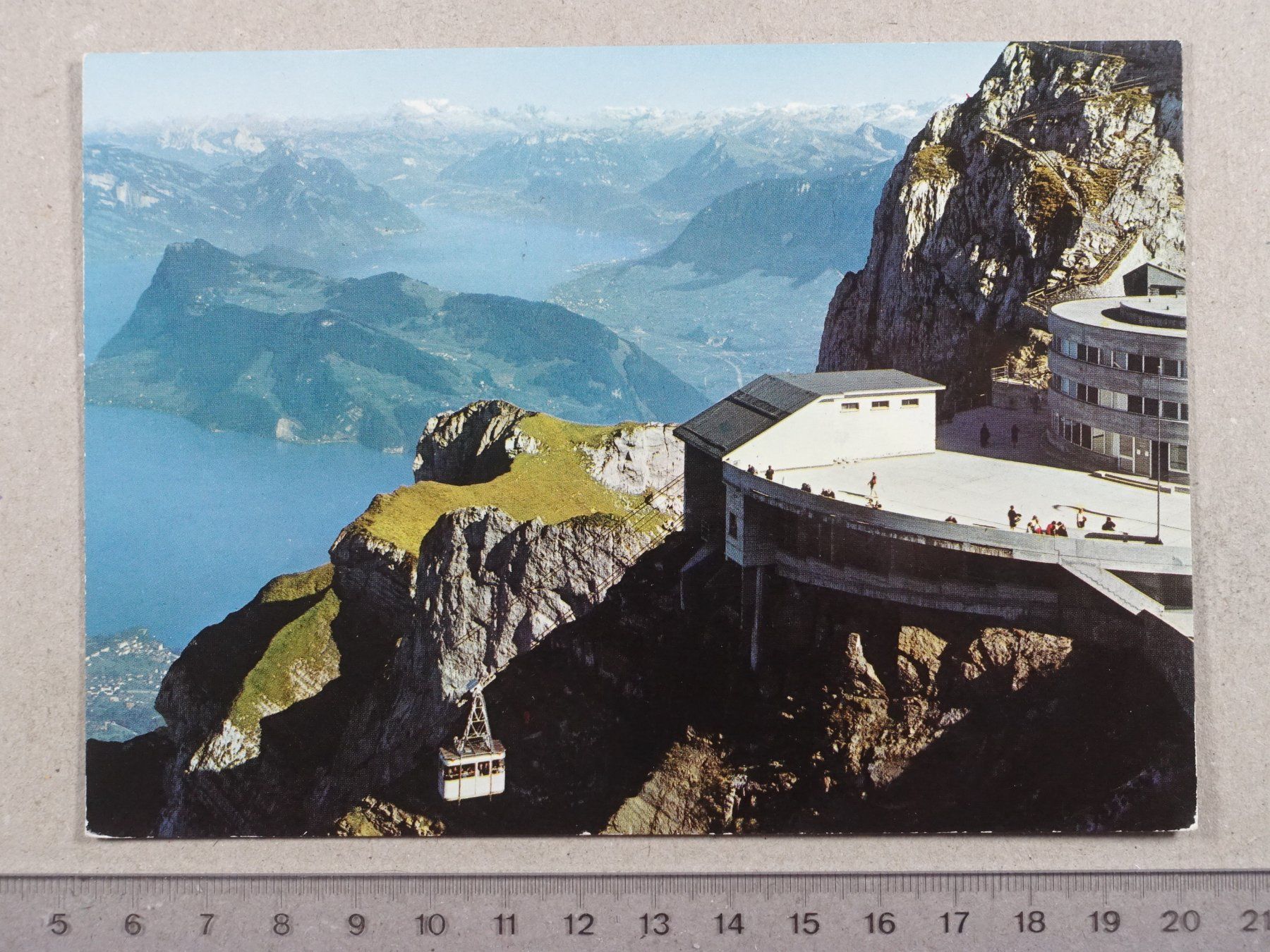 Cartoline postali: Pilatus, Luftseilbahn, 1971 – Usato da Lenzburg venduto da fh1