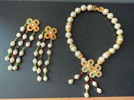 ✨Set Halskette und Ohrringe Vintage