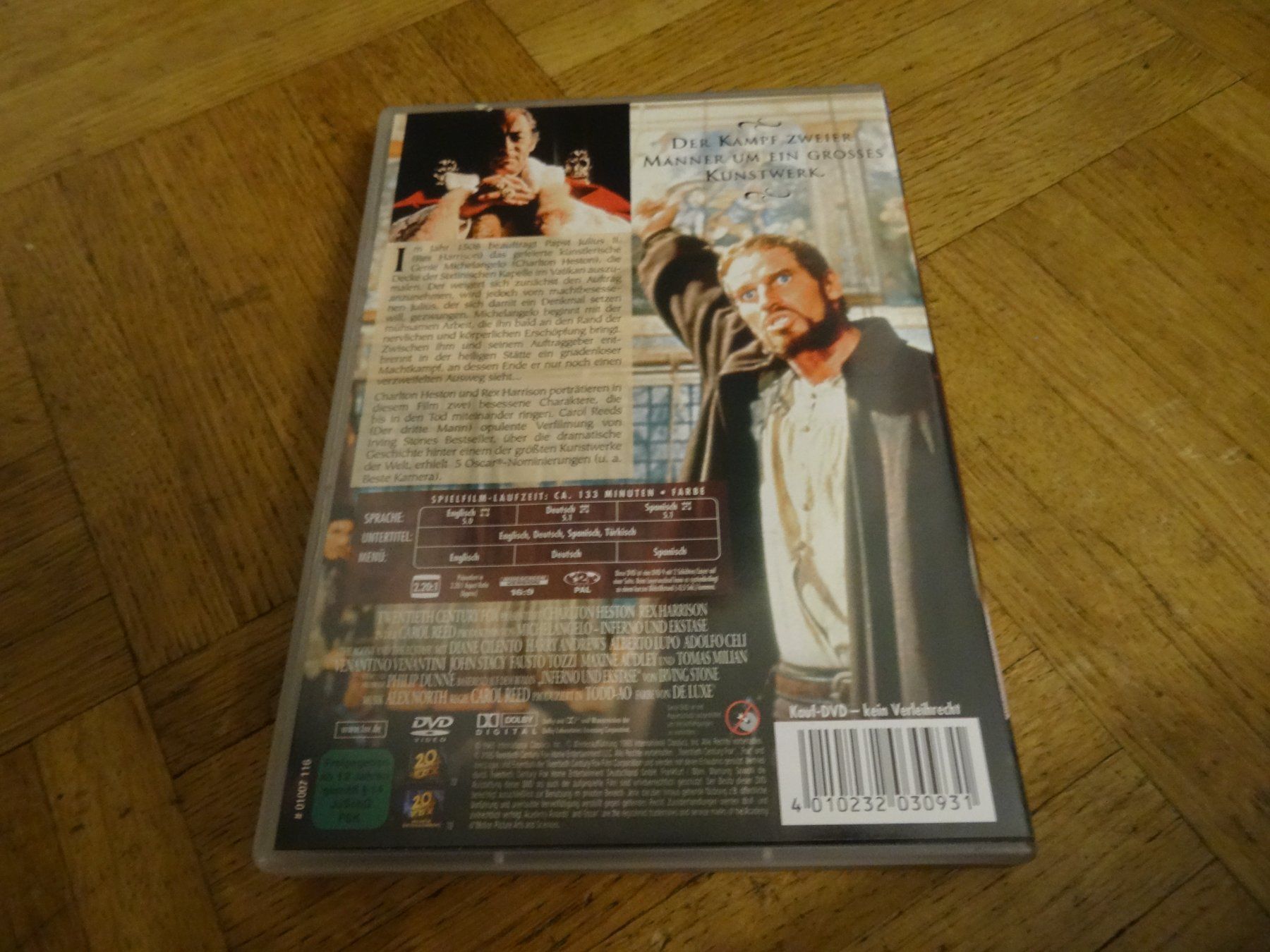 Tous les DVDs: DVD Michelangelo Inferno und Ekstase – D'occasion à Olten par Disc-Verkauf 2