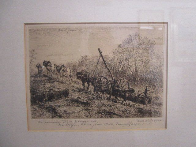 Arts picturaux & lithographies: Marcel Jacques - Litho 1956 – D'occasion à Luzern par Horoskop1 2