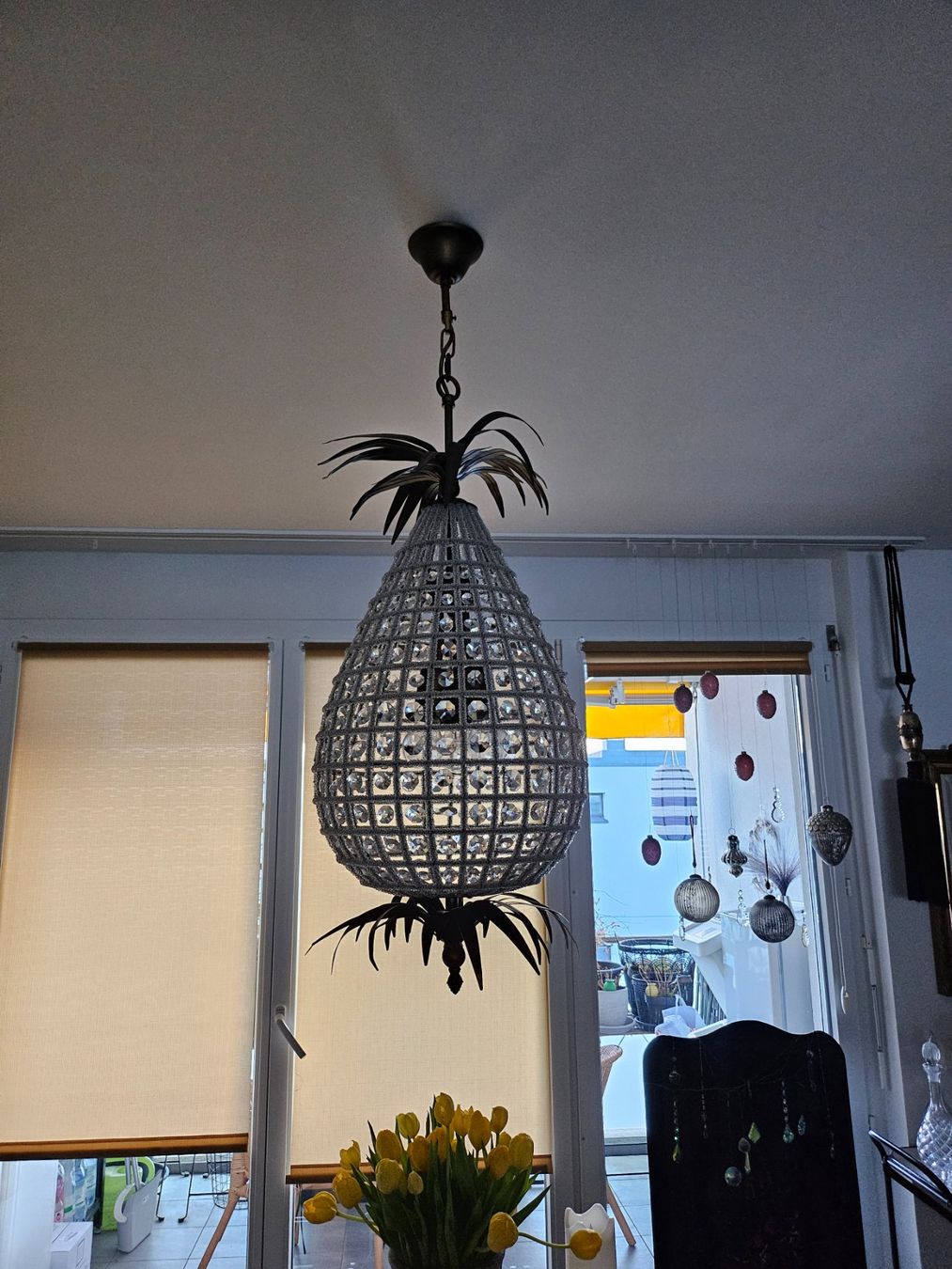 Lampadari & plafoniere: WUNDERSCHÖNER LEUCHTER IN ANANASFORM – Usato da Locarno venduto da ICARO8 1
