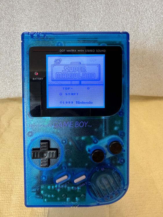 Light blue - Kit écran LCD IPS V2 pour console GBA SP, Rétroéclairage, 5 niveaux de luminosité