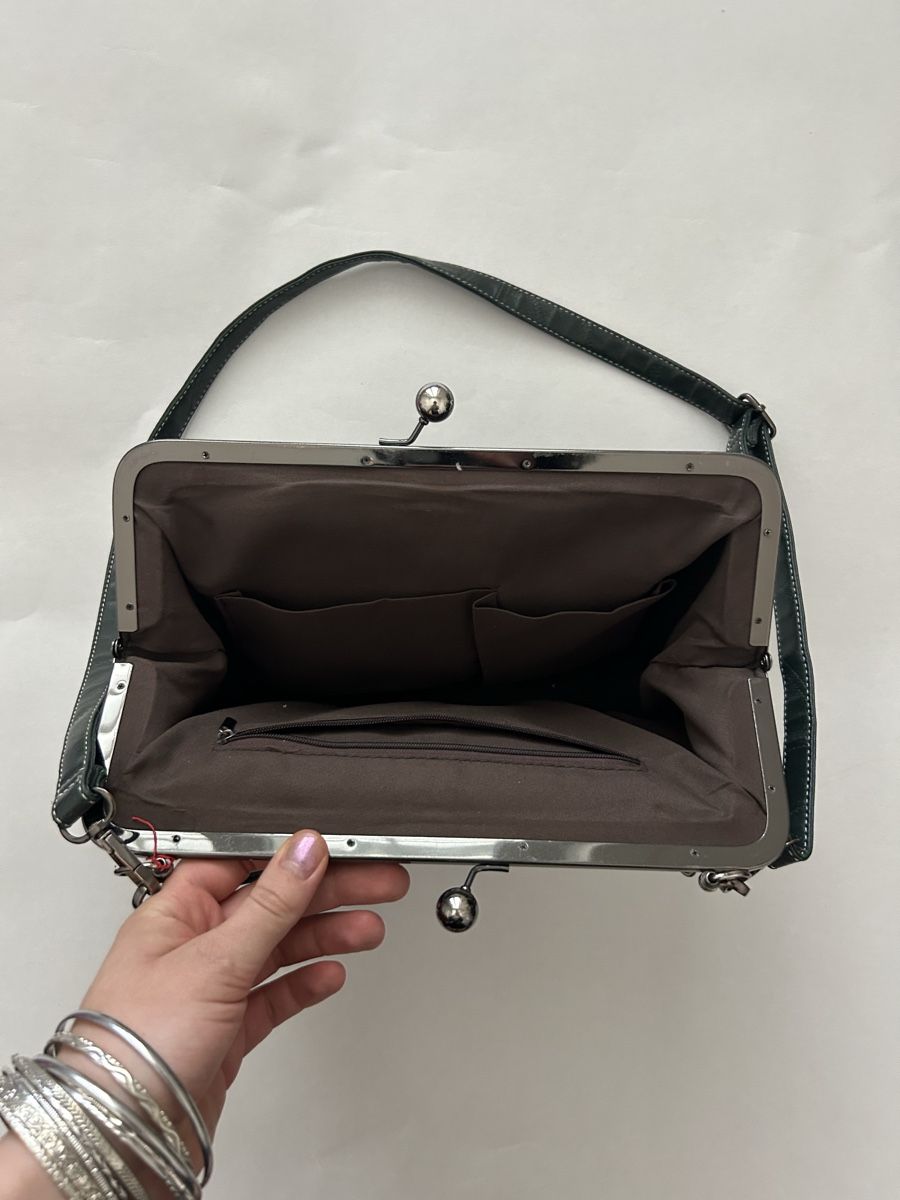 Taschen für Damen: Vintage Handtasche Retro aus Leder – Gebraucht aus Oberentfelden von Klingm 1