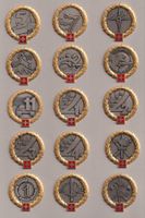 Schweizer Armee, 45 x diverse Beret Embleme !!