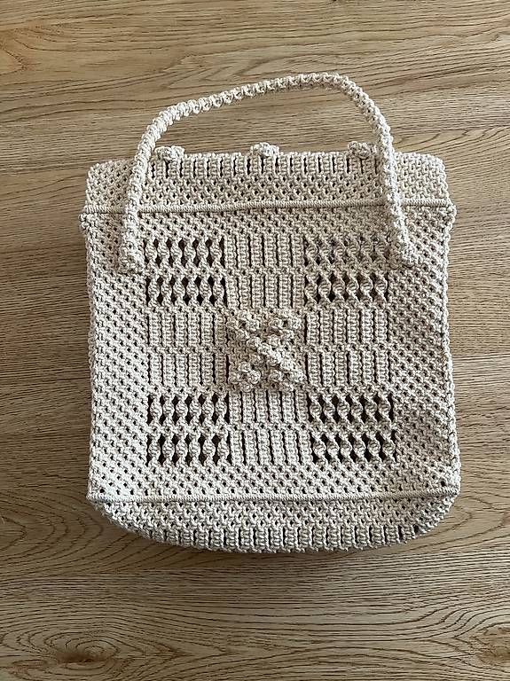 Borse da donna: Makramee/Crochet Tasche, vintage – Usato da Zürich venduto da nic_l9gv 4
