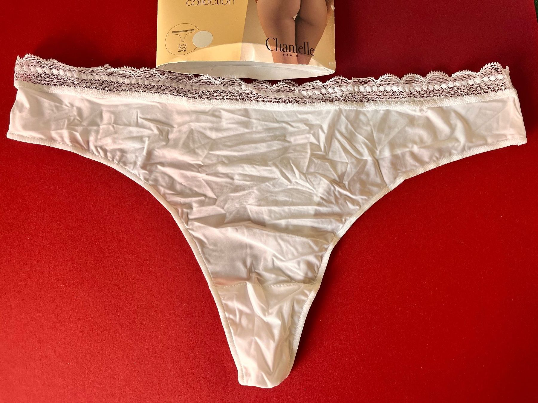 Chantelle Altra biancheria intima: String, Soft Collection, CHANTELLE, Grösse 42, Weiss – Nuovo e nell'imballaggio originale da Rudolfstetten venduto da gst_g7xl 2
