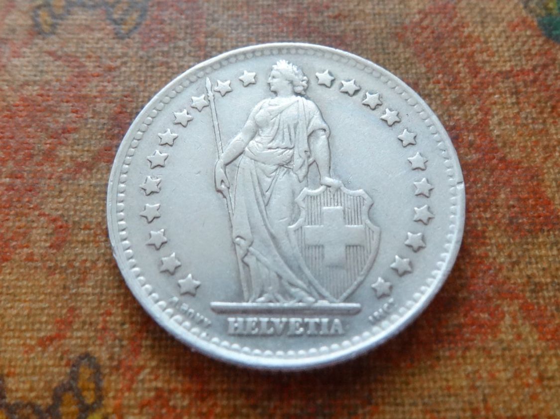 Tutti le monete: 1 Fr. 1945  (Y) – Usato da Romanel-sur-Lausanne venduto da Swift13 1