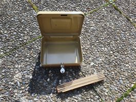 Vintage boite rangement - caisse