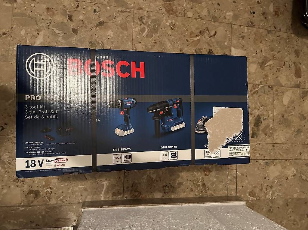 Accus & piles: Bosch Professional 18V Power-Set  – Neuf avec emballage d'origine à Oberlunkhofen par Schwarz.Weiss 1