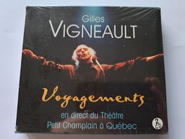 Cd Gilles Vigneault - Voyagements Live ( Quebec ) Neuf