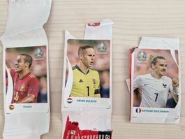 Panini EURO 2020 Sticker Thiago Griezmann Gulacsi 3 Stk.