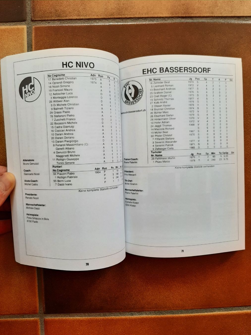 Libri: Buch Eishockey Saisonrückblick 2000/2001 – Nuovo (secondo la descrizione) da Wittenbach venduto da lukelu 1