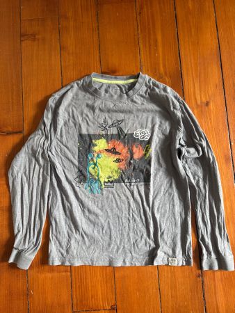 T-shirt manches longues John Lewis gris taille 152 cm