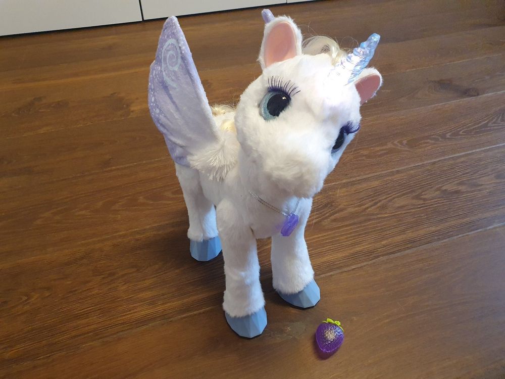 Hasbro FurReal Snow Dragon - Cucciolo Drago Magico Che Cambia Umore Con Occhi Colorati