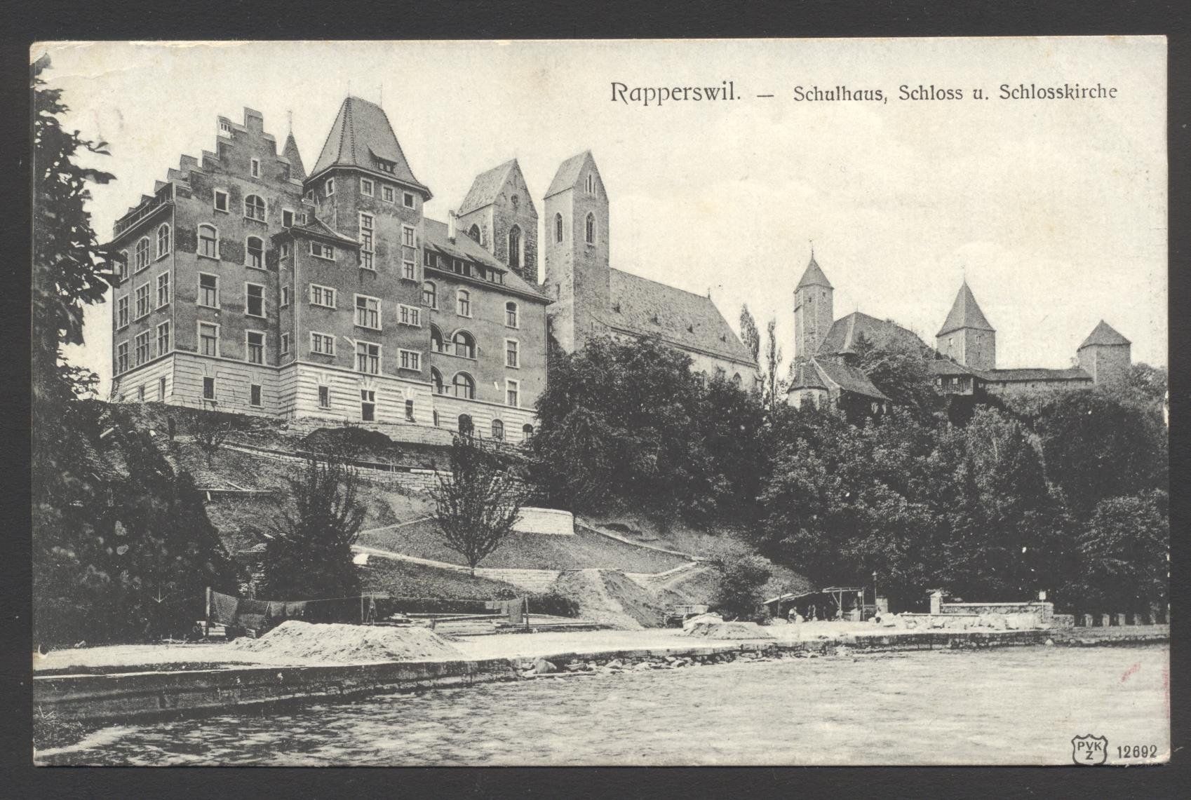 Cartoline postali: PK Rapperswil * – Usato da Siebnen venduto da Fstaehli