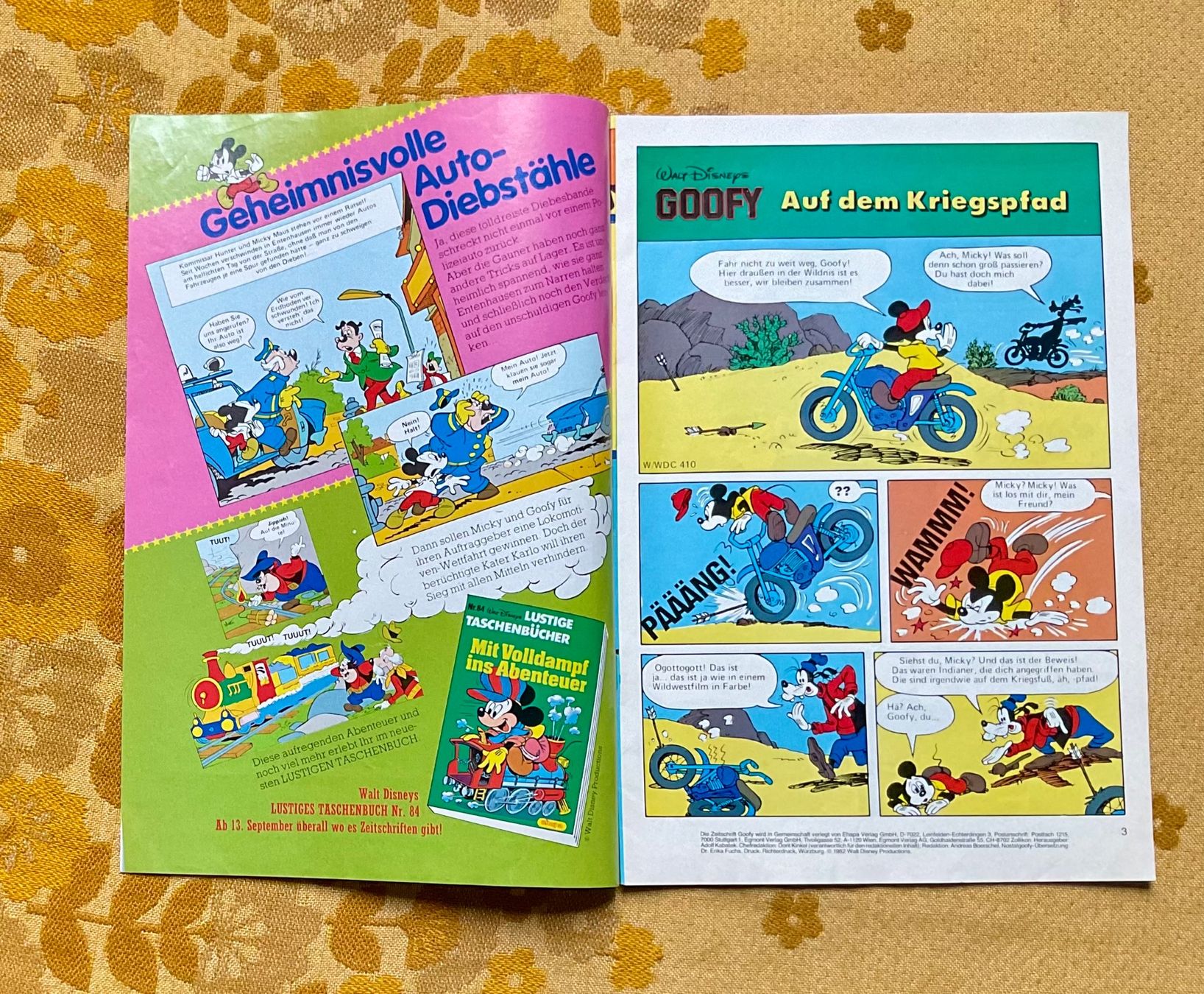 BD: Goofy Heft Nr 11 von 1982 – D'occasion à Endingen par nathan05 1