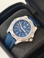 Breitling Colt Chronometre Automatik Herren Uhr Stahlblau...