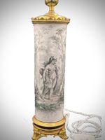 Splendide Lampe française en porcelaine et bronze doré