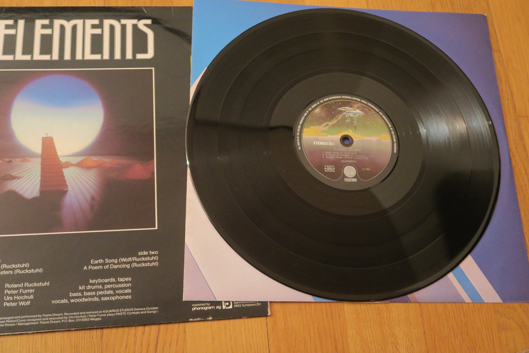 Schallplatten: Flame Dream – Elements – Gebraucht aus Thun von Karibu70 3