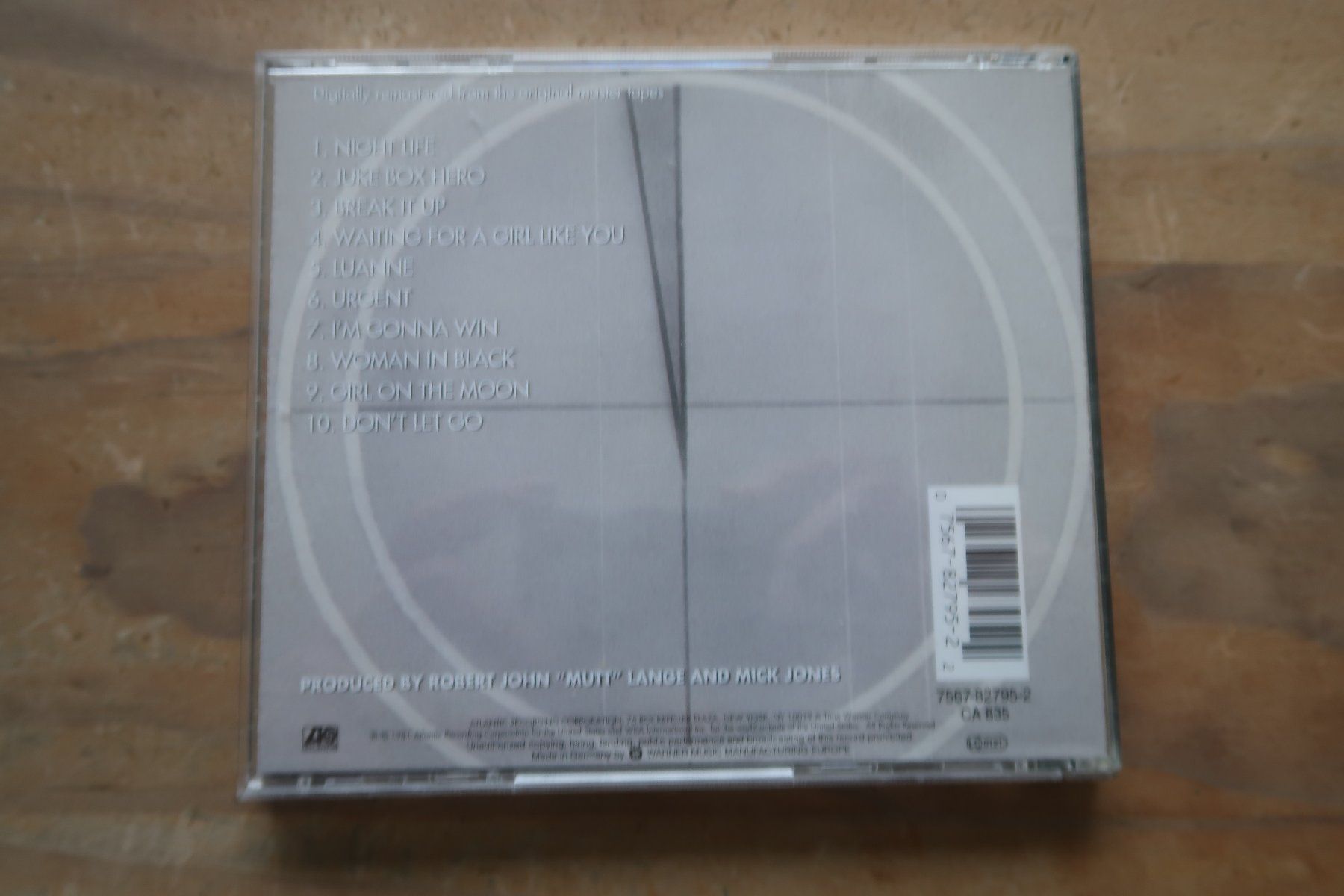 CD: FOREIGNER - 4 - URGENT JUKEBOX HERO -  CD – Usato da Basel venduto da Patiscat 1