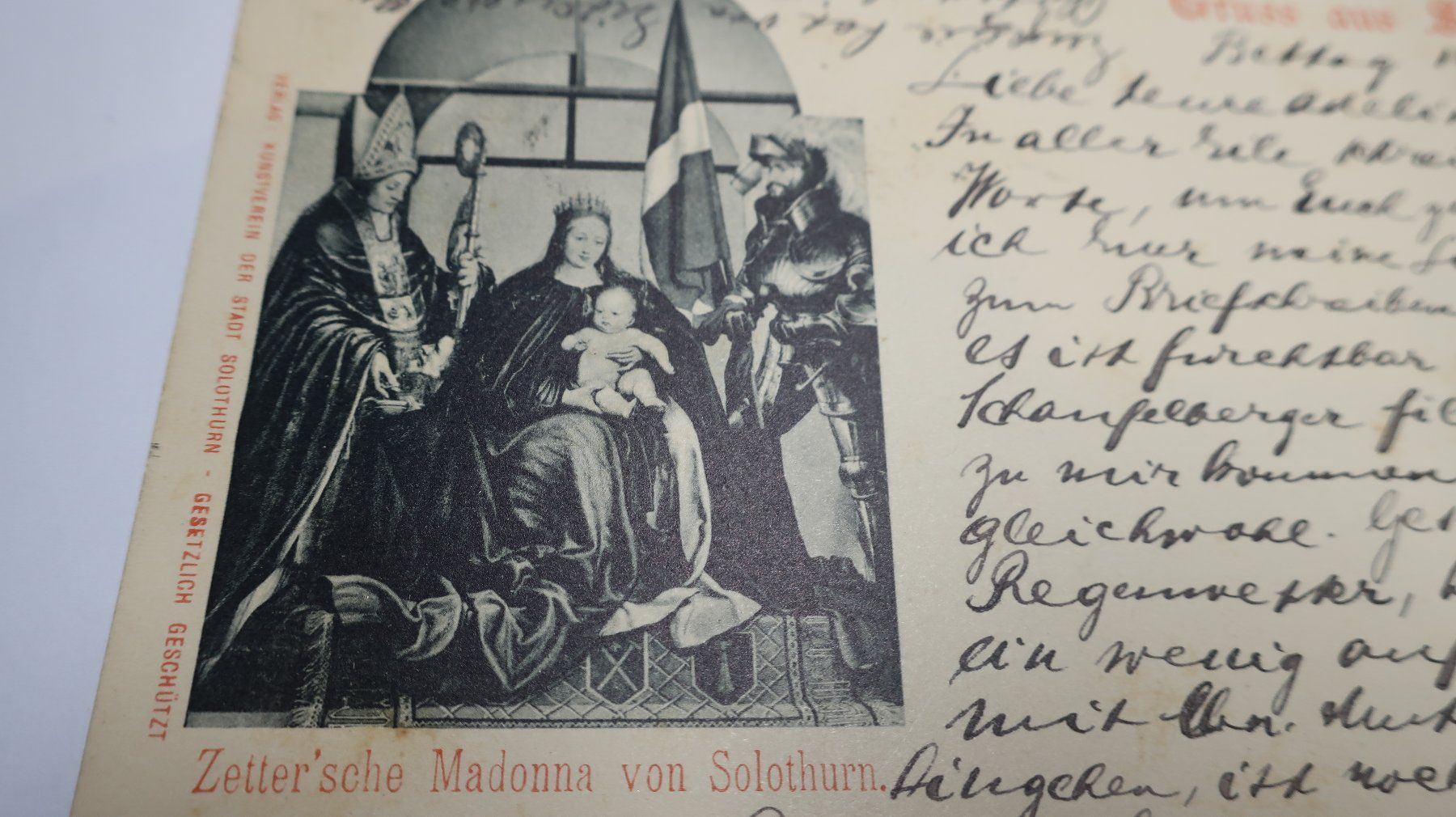 Cartoline postali: Gruss aus Solothurn   1901 – Usato da Cormoret venduto da Pascalll2001 3