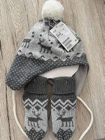 Bonnet et gants pour bébé taille 86/92