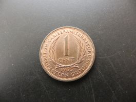 East Cribbean Territories 1 Cent 1965