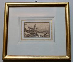 Kleiner Stich Aarau, gerahmt
