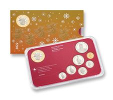 Weihnachtsmünzsatz 2022 Stempelglanz Letzte Ausgabe